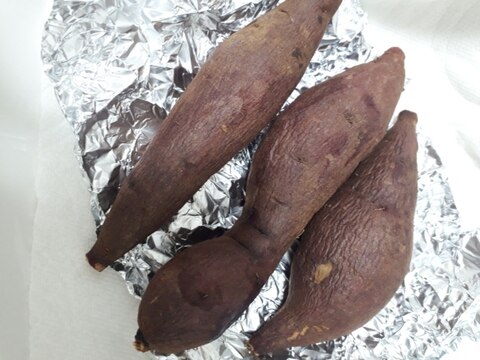 レンジで簡単!焼き芋